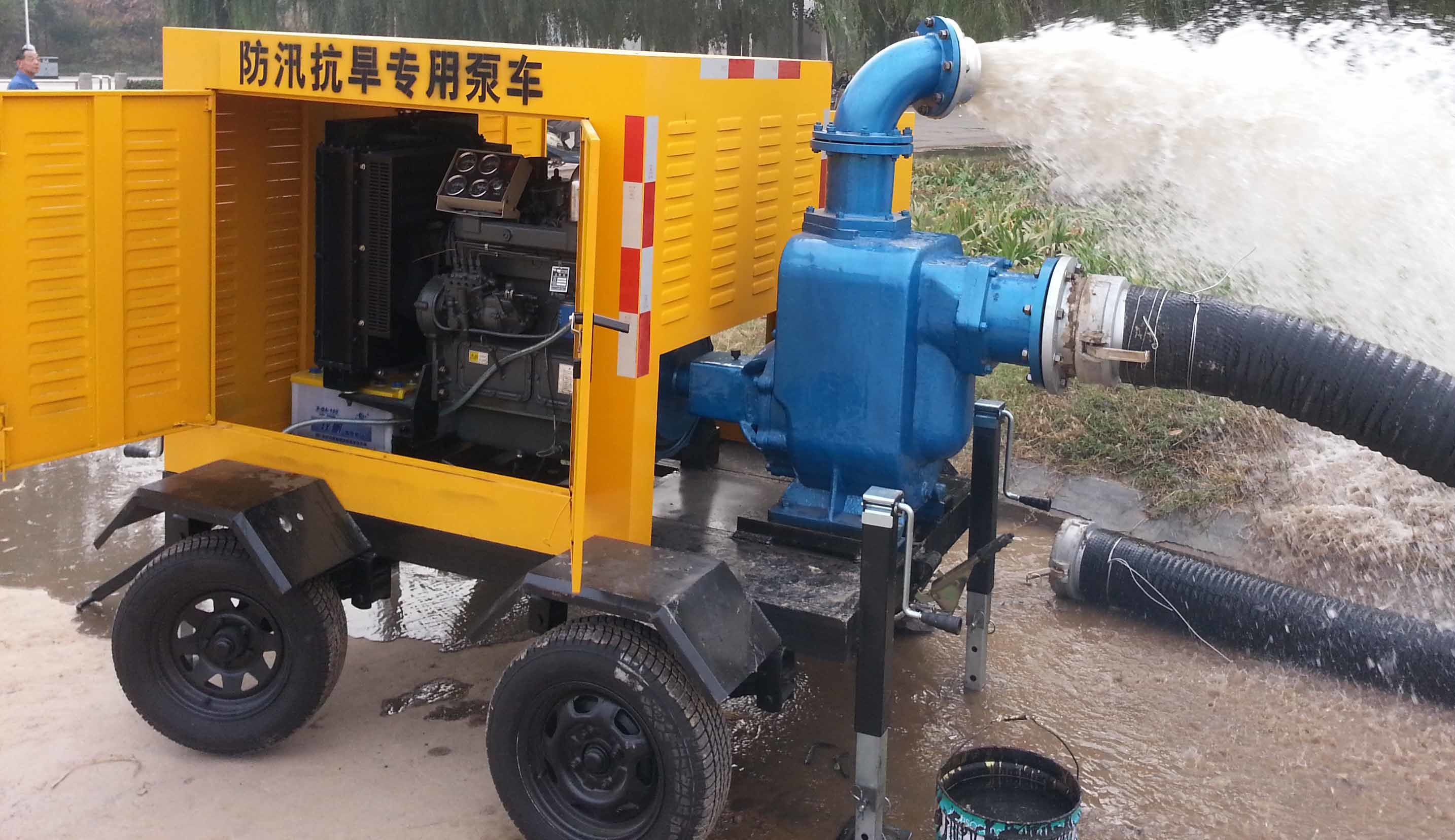 ZBCY মোবাইল ডিজেল ইঞ্জিন ট্রেলার পাম্প